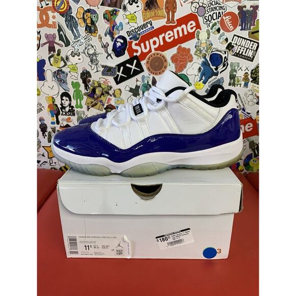 Size 11.5 - Air Jordan 11 Retro Low Concord Sketch W 100% Authentic 10M - Picture 3 of 5